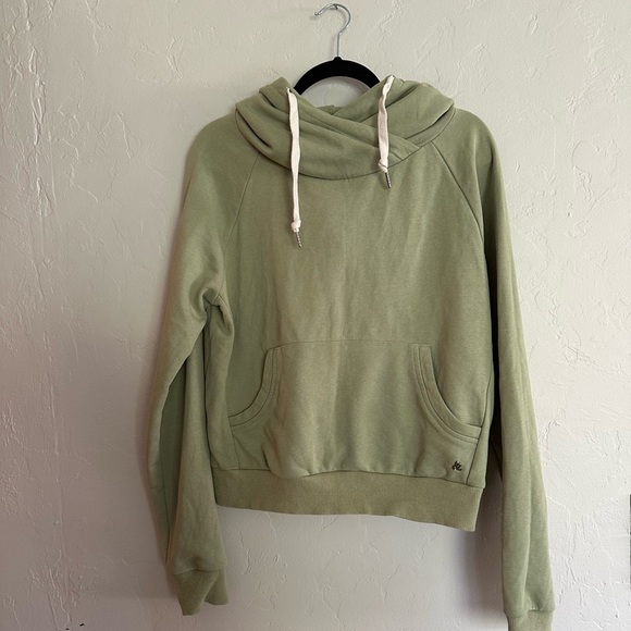 Ampersand Avenue Women's Green Hoodie - Picture 1 of 6